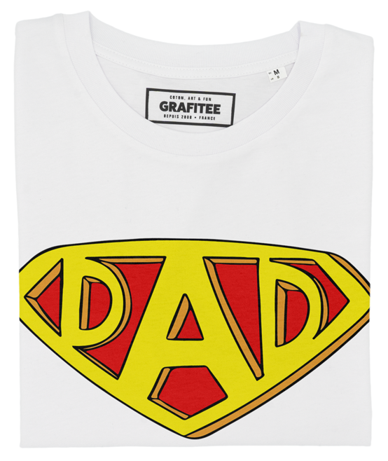 T-shirt Super Dad in cotone biologico