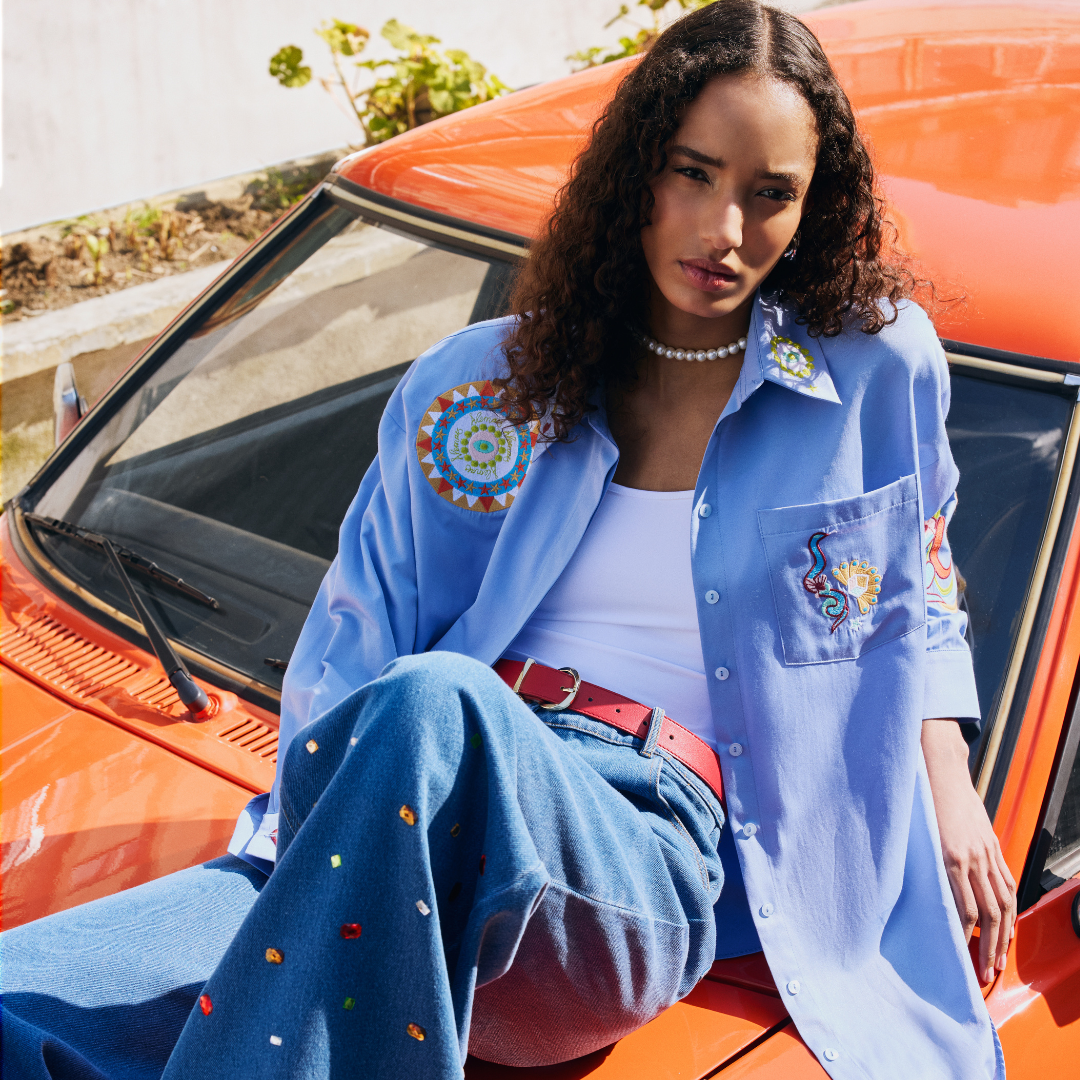 Cappotto oversize doppiopetto marrone