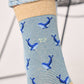 Calzini in cotone pettinato con balene