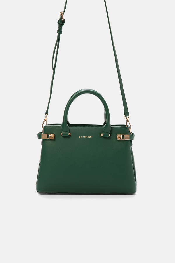 Borsa a Mano in Ecopelle con Tracolla Regolabile