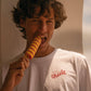 T-shirt Pirulo in cotone biologico con stampa