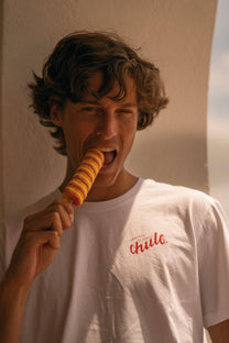 T-shirt Pirulo in cotone biologico con stampa