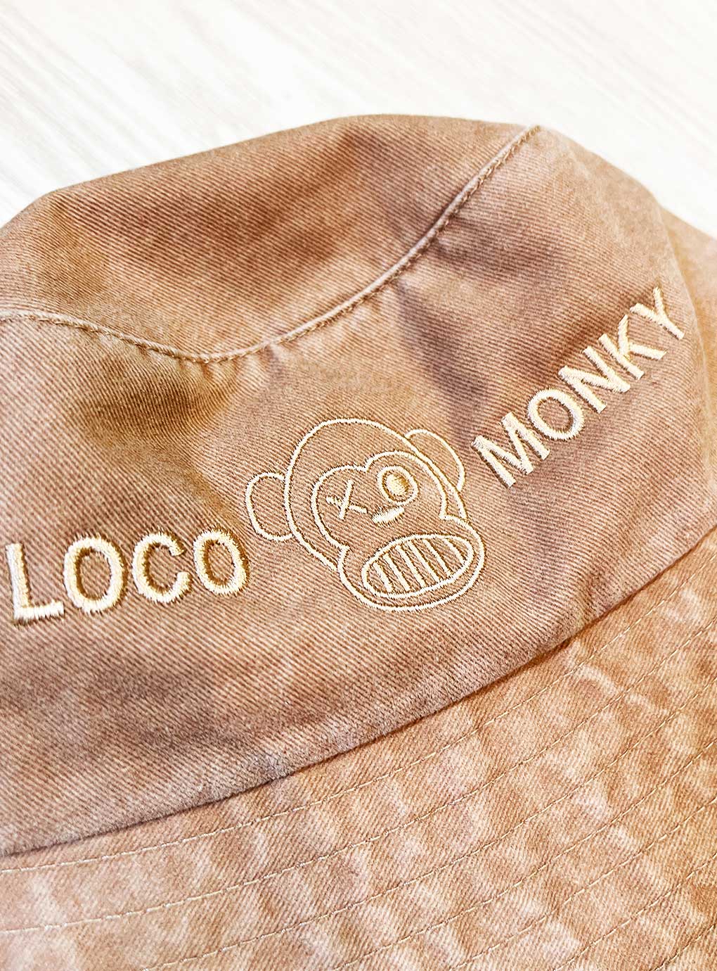 Cappello bucket vintage Beaver in cotone biologico