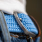 Cintura elastica intrecciata blu Alaska