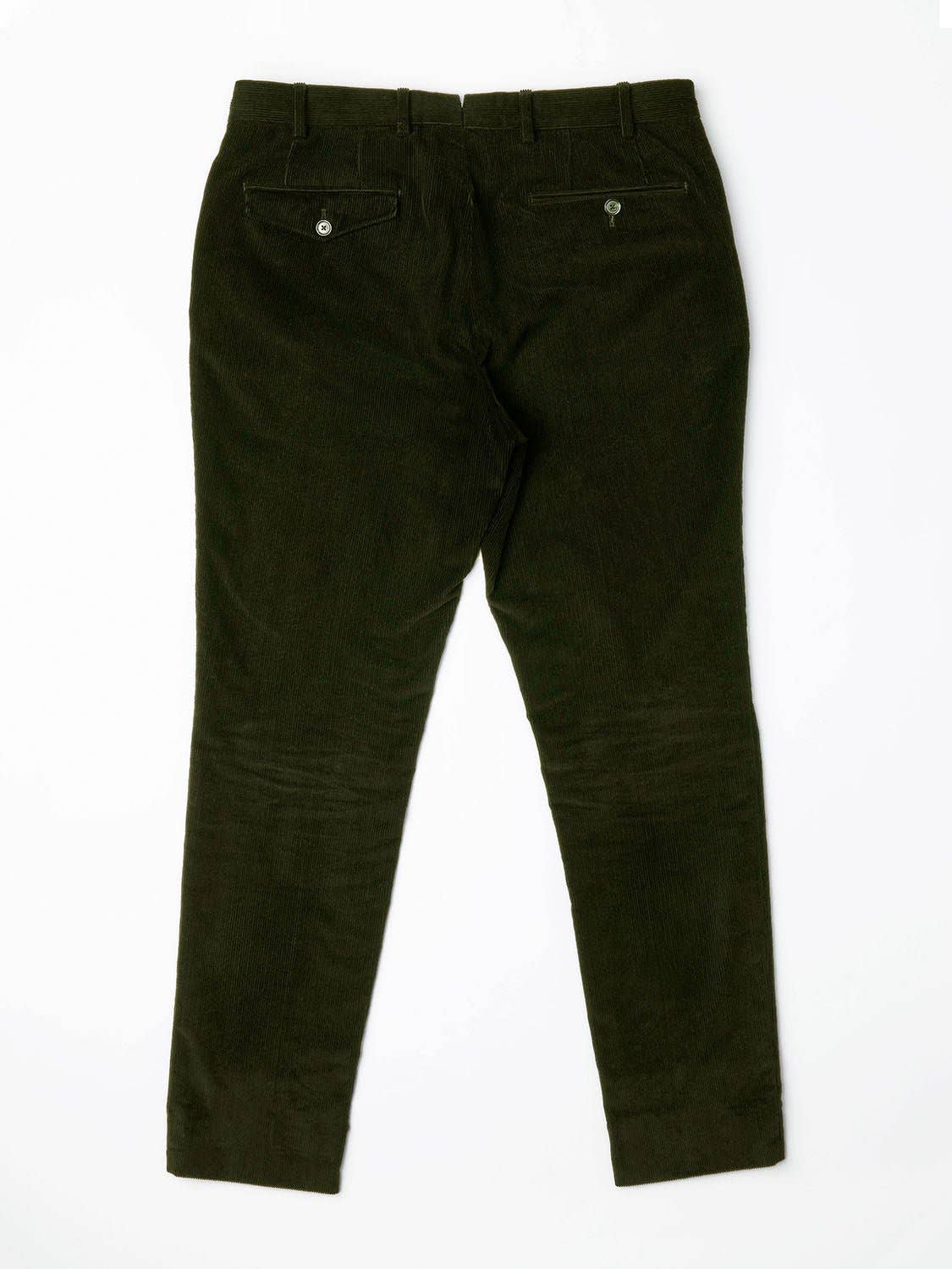 Pantaloni Casca in velluto a coste olive