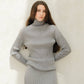 Dolcevita a coste in lana merino extra fine