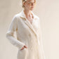 Giacca doppiopetto in maglia misto cashmere