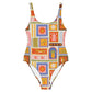 Costume intero Calypso con stampa multicolor