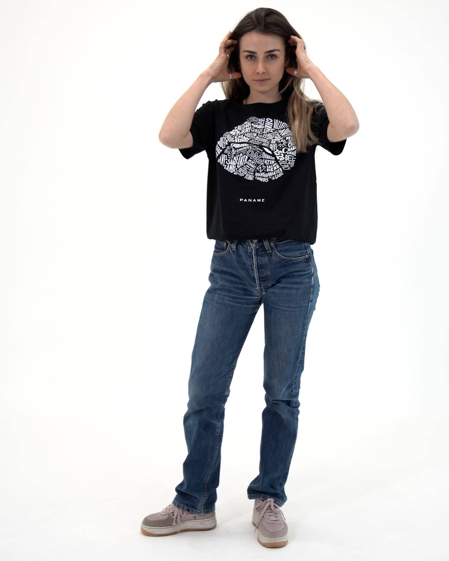 T-shirt Paname con grafica Parigi