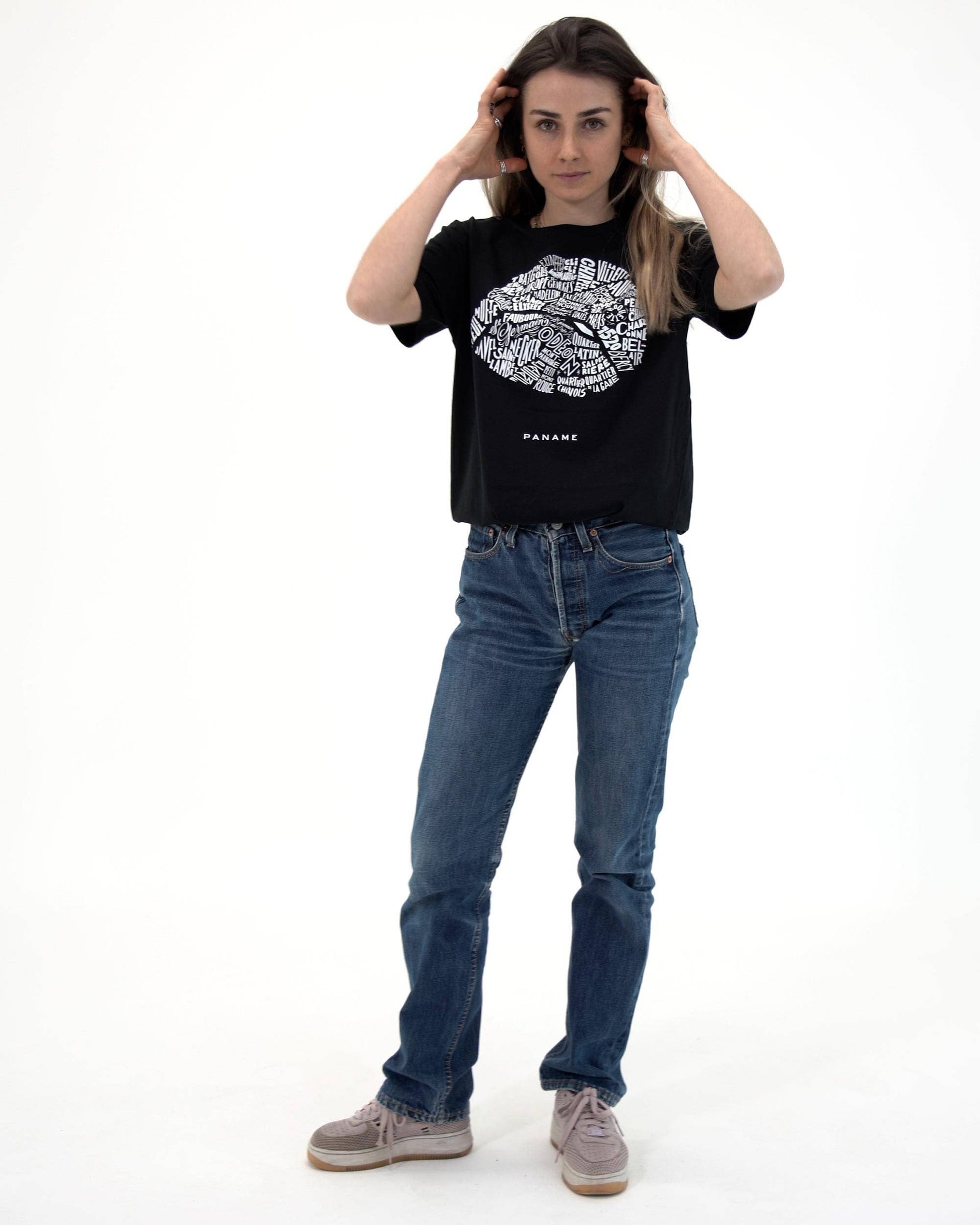 T-shirt Paname con grafica Parigi