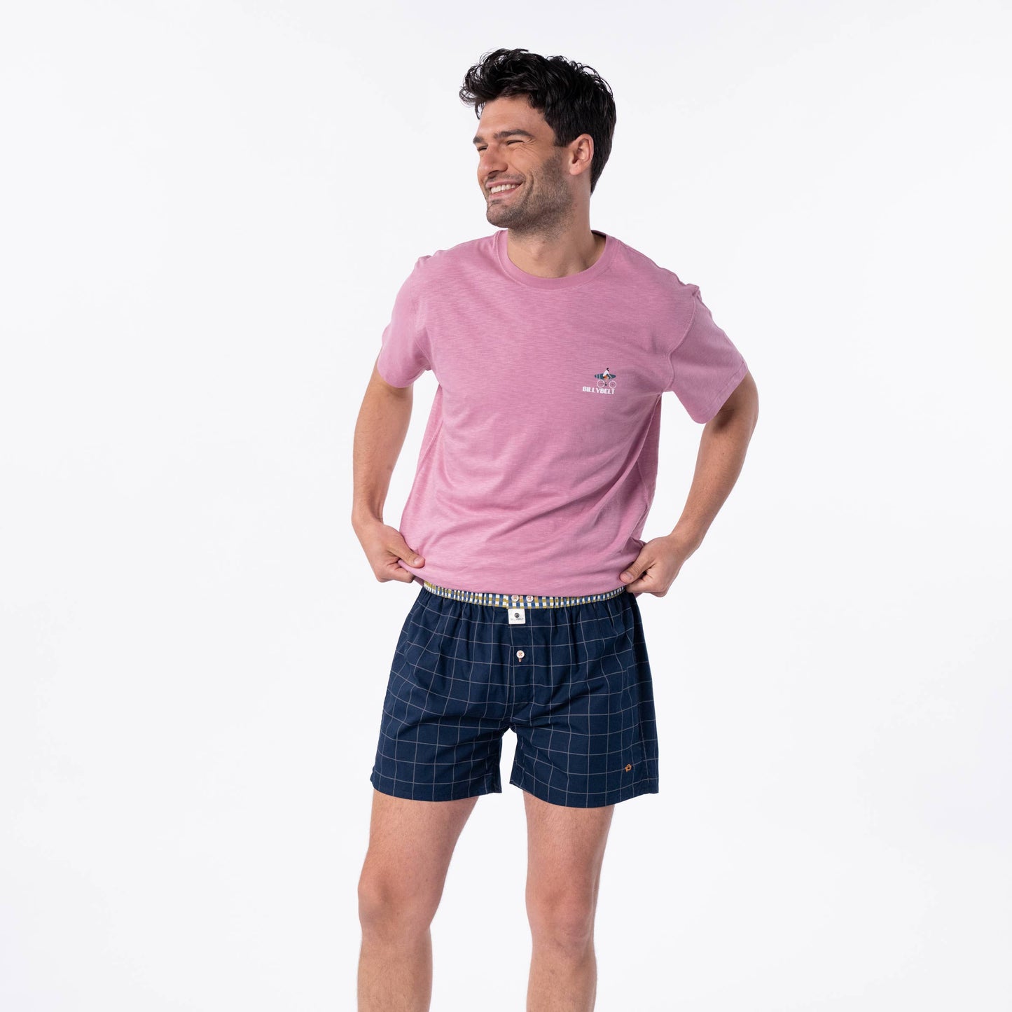 Boxer classici in cotone biologico a quadri
