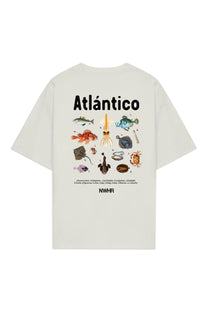T-shirt Atlantico in cotone biologico con stampa