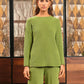 Maglia traforata in lana e cashmere