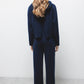 Pantaloni in maglia liscia con coulisse