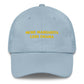 Cappellino da baseball ricamato “More Margarita Less Drama”