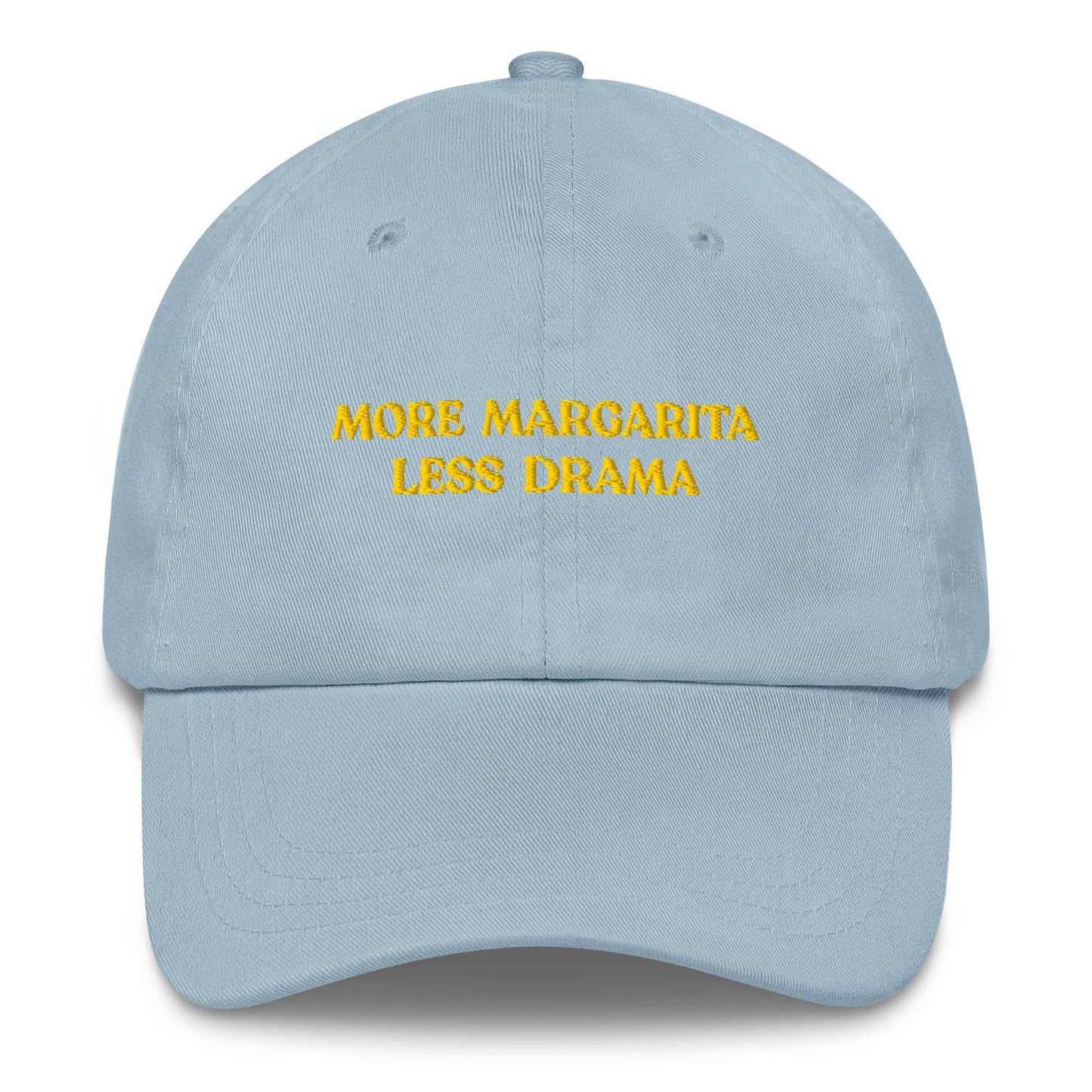 Cappellino da baseball ricamato “More Margarita Less Drama”