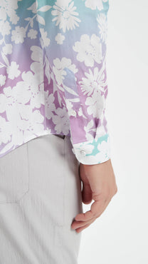 Camicia premium a stampa floreale digitale
