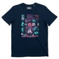 T-shirt Nekomancer in cotone biologico con stampa goth