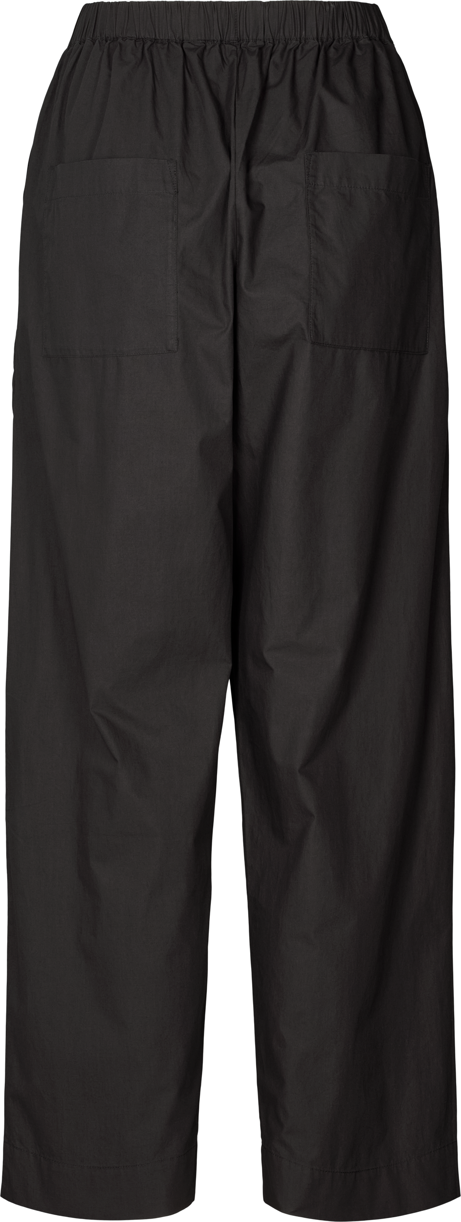 Pantaloni Jasmin in popeline di cotone biologico neri