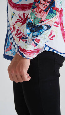 Camicia fantasia comfort easy iron