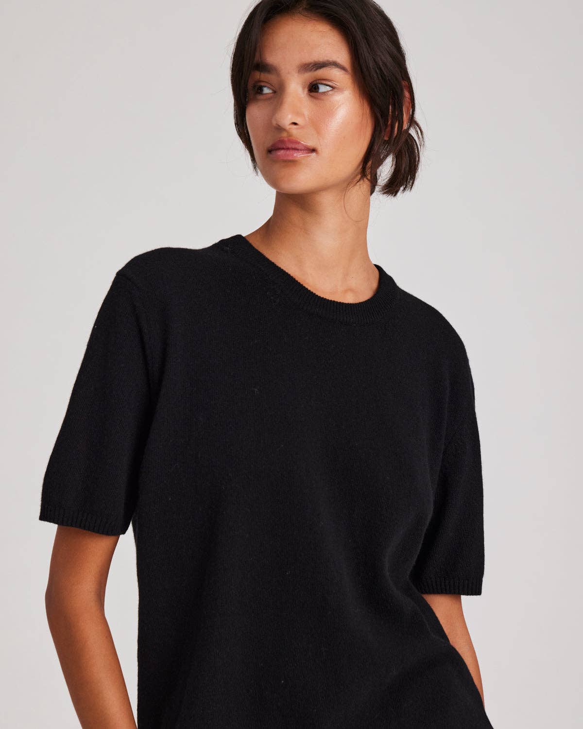 Maglietta in cashmere Ellia nera