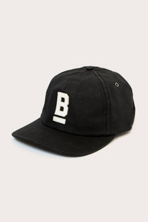 Cappellino cerato B-Flat nero con logo