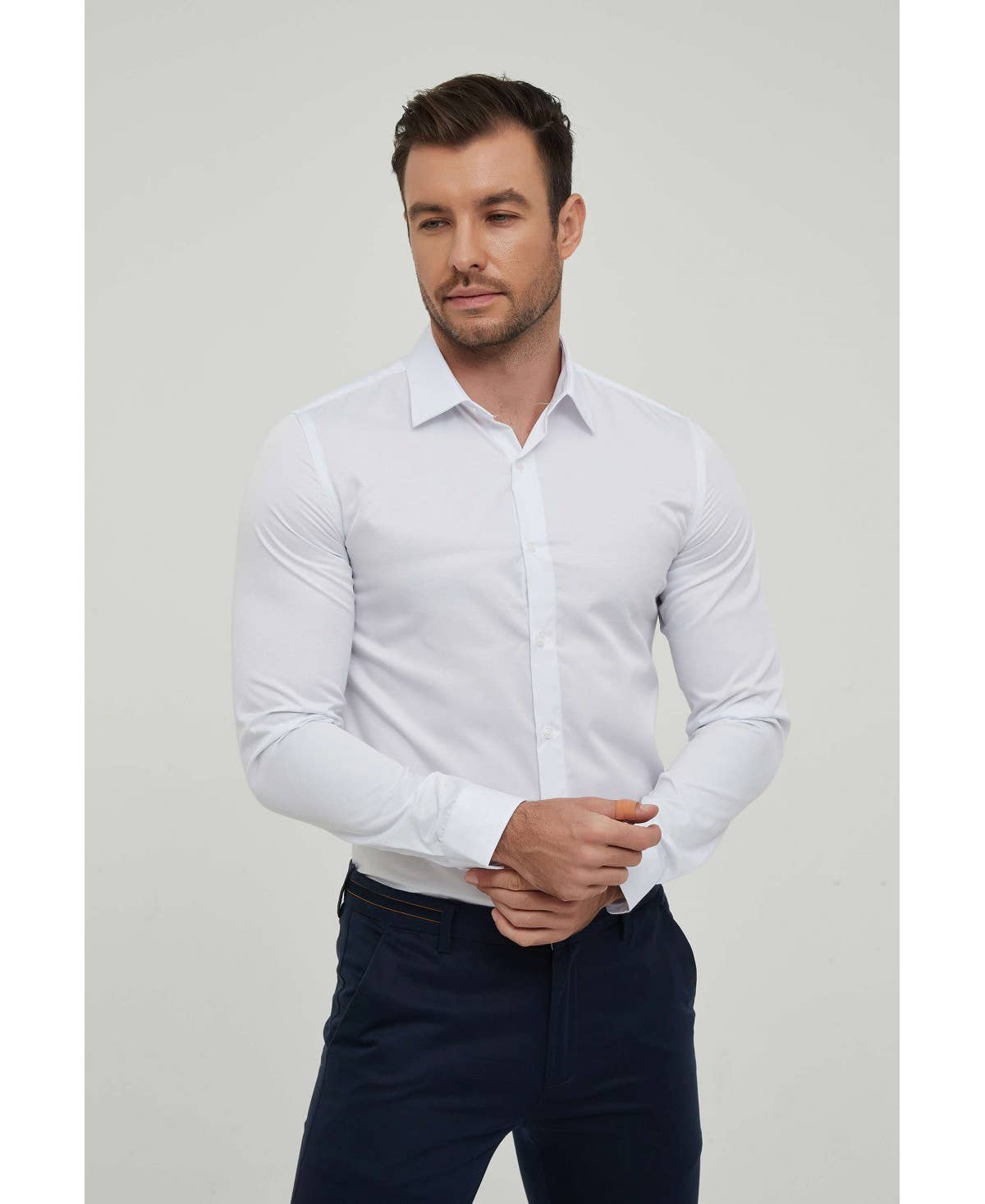 Maglione uomo in maglia tinta unita