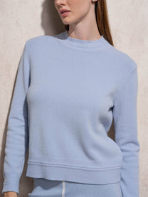 Maglione in maglia girocollo da donna