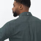 Camicia in flanella su misura verde muschio