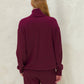 Maglione dolcevita classico in misto cashmere