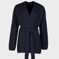 Gilet cardigan Louna blu marino da donna