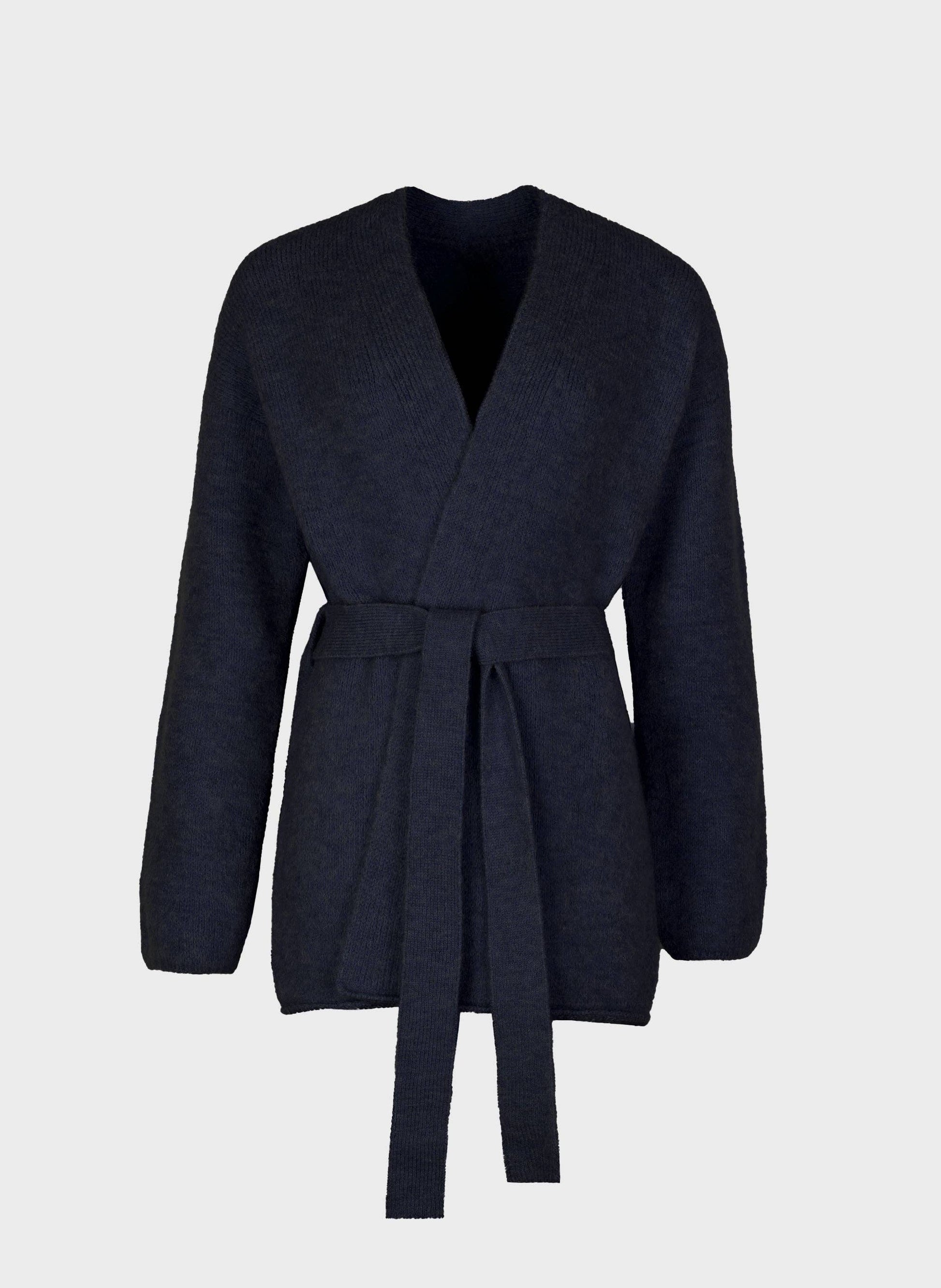Gilet cardigan Louna blu marino da donna
