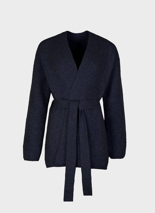Gilet cardigan Louna blu marino da donna