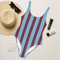 Costume intero a righe Riviera Ruby