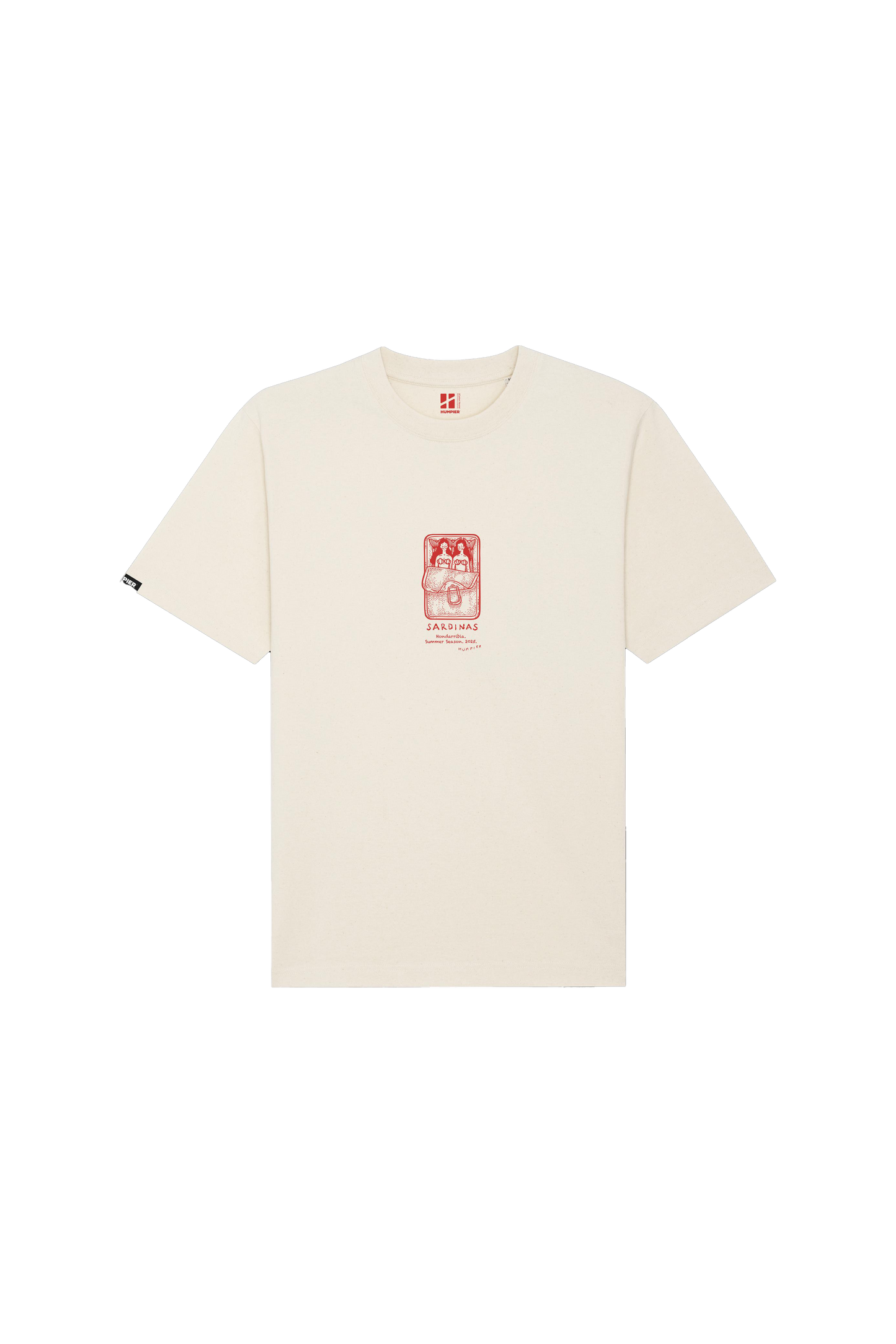 T-shirt Sardine in cotone biologico