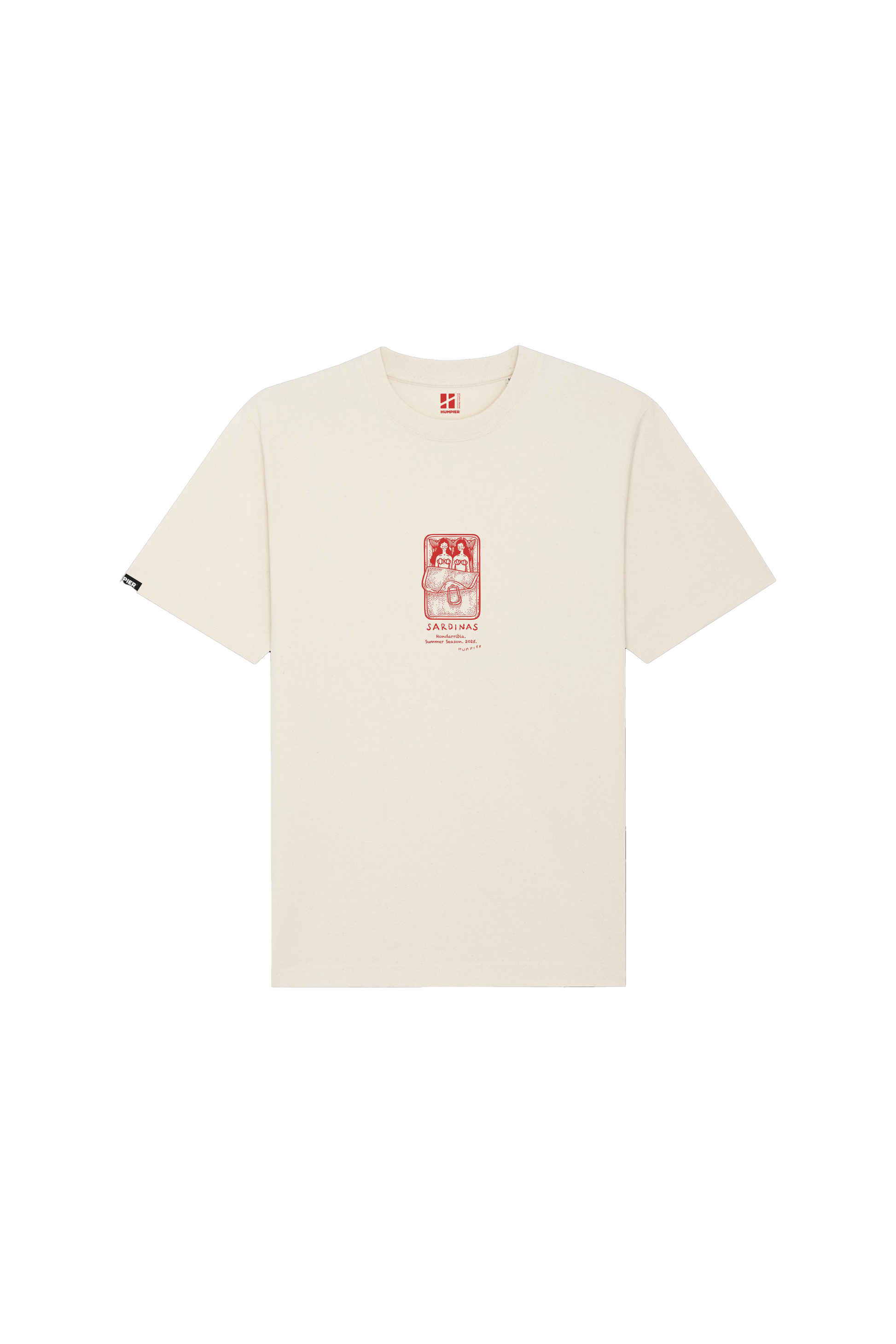 T-shirt Sardine in cotone biologico