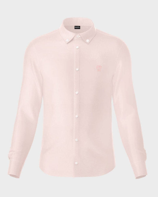 Camicia in popeline rosa baby antimacchia