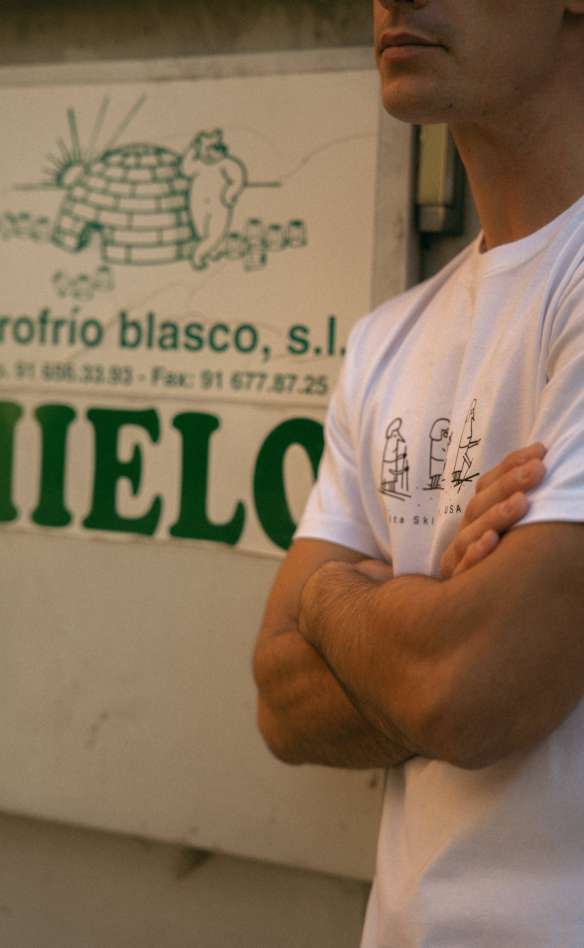 T-shirt Snow Pope in cotone biologico