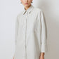 Camicia oversize in misto cotone