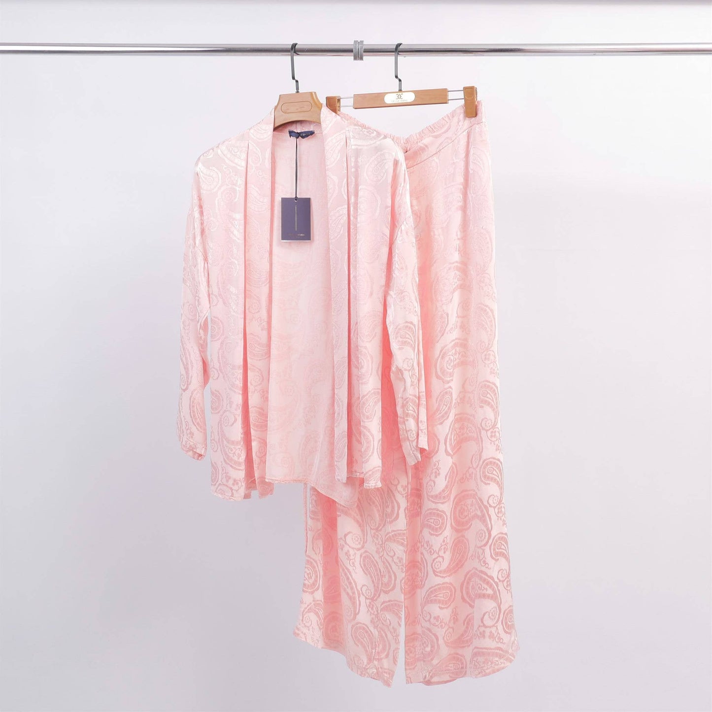 Giacca kimono goffrata in viscosa