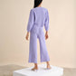 Pantaloni in maglia a costine in cotone