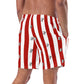 Costume da bagno corto a righe Coffee
