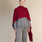 Maxi Sciarpa a Coste in Puro Cashmere