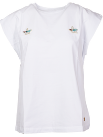 T-shirt con applicazioni a stella