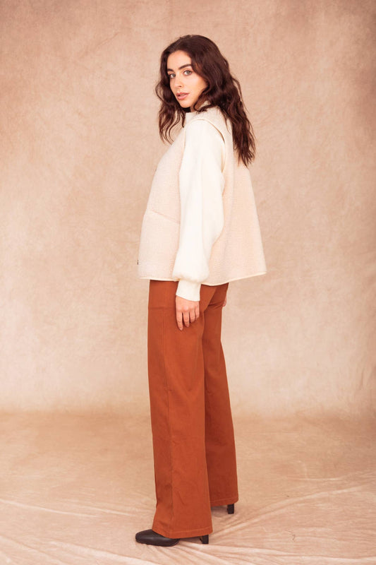 Giacca smanicata oversize Vayla