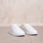 Sneakers bianche da uomo in ecopelle