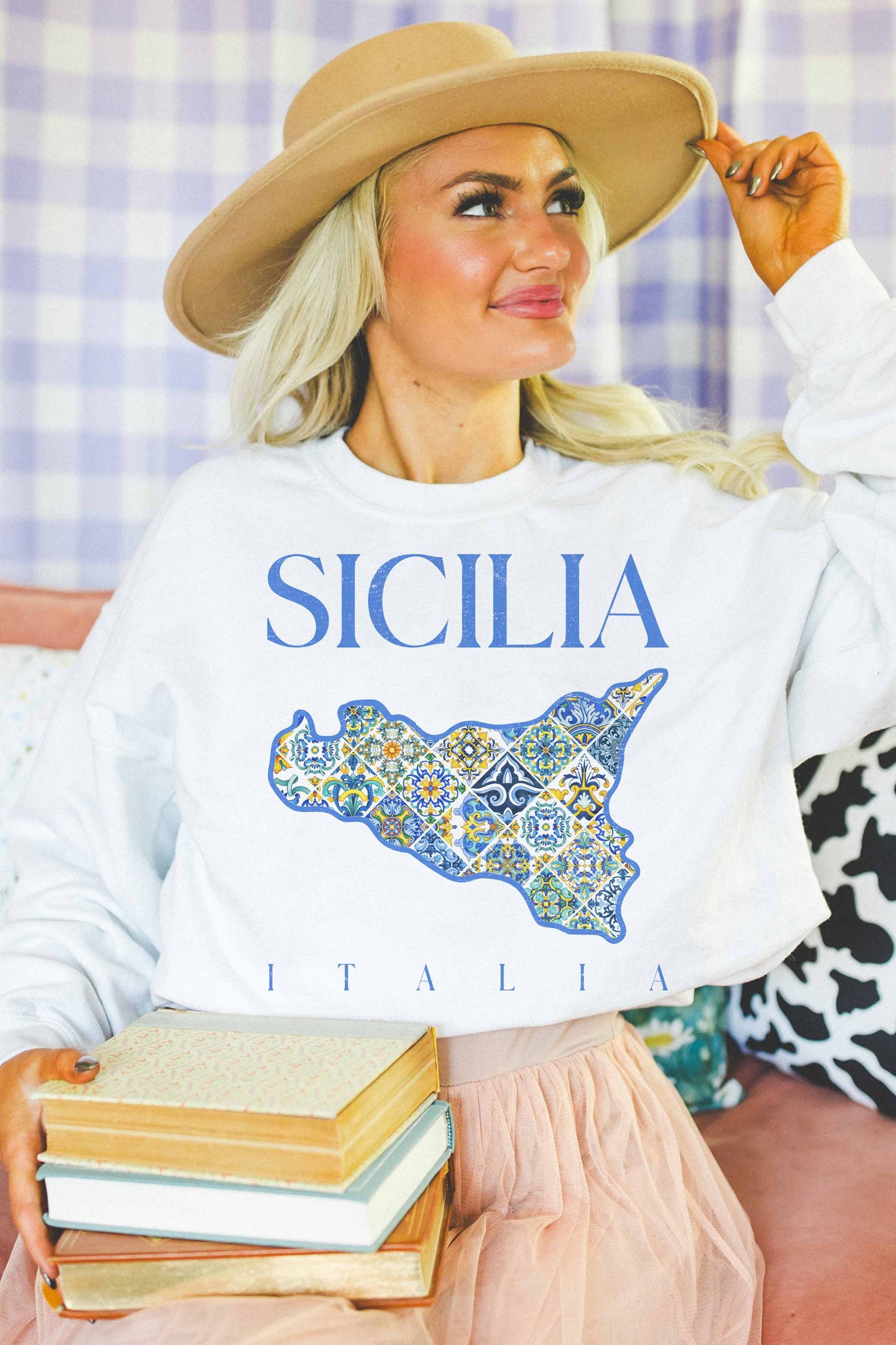 Felpa Oversize Sicilia Italia