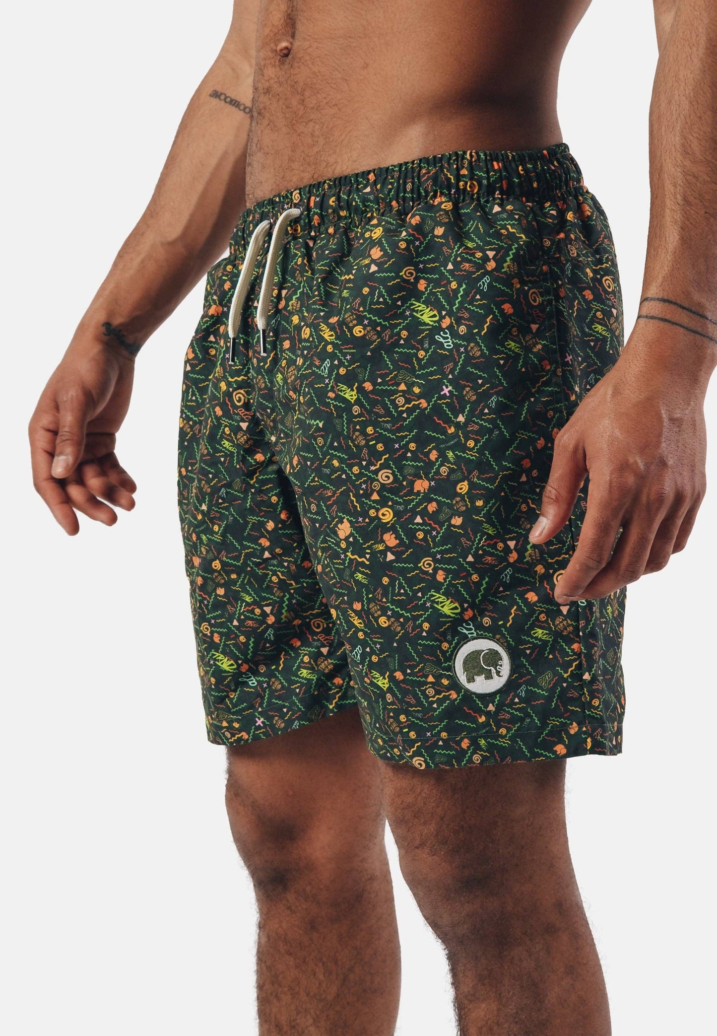 Costume da bagno Dogtown in SEAQUAL® Yarn verde