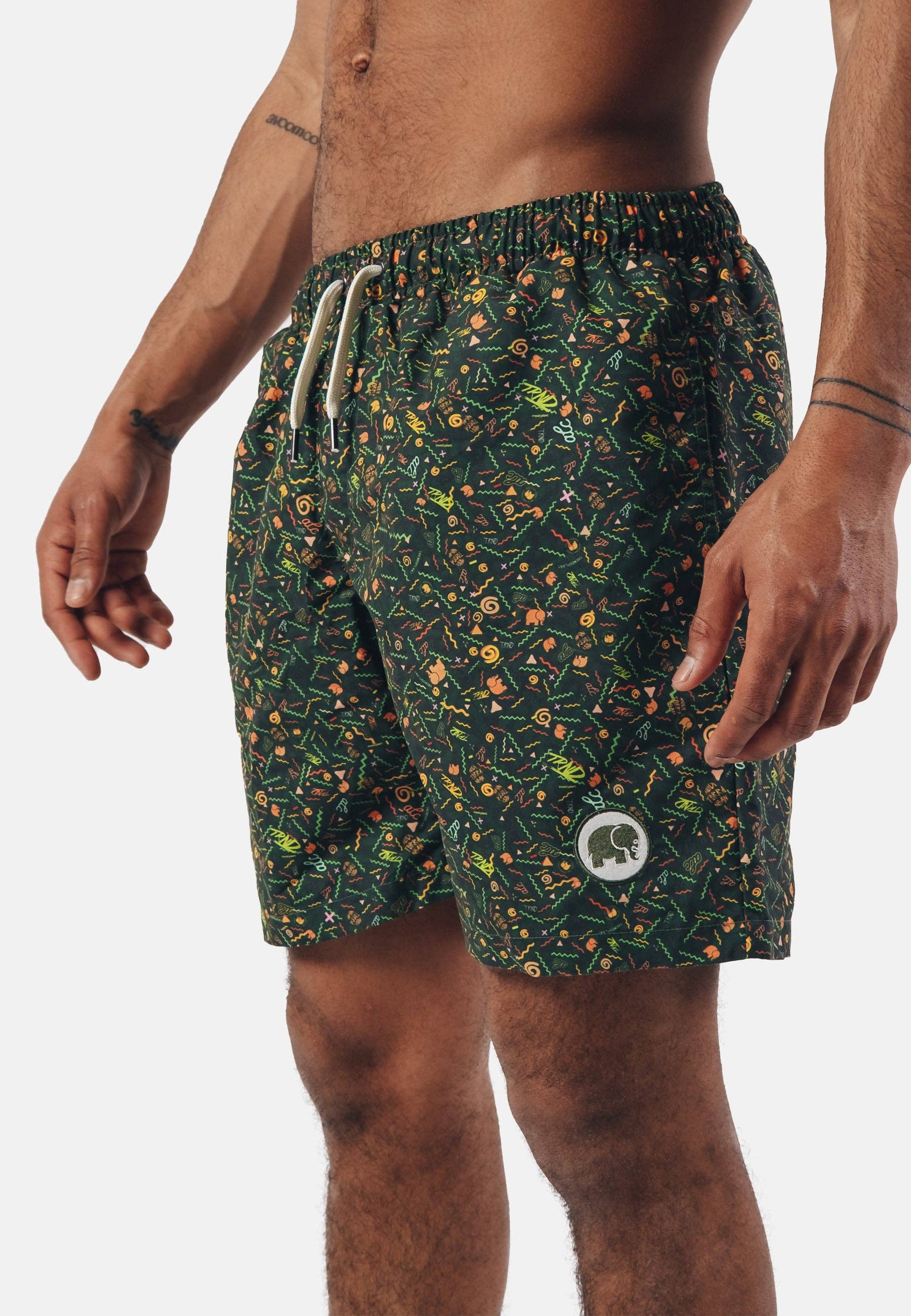 Costume da bagno Dogtown in SEAQUAL® Yarn verde