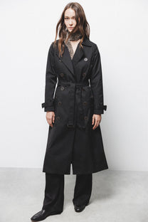Trench classico doppiopetto con cintura